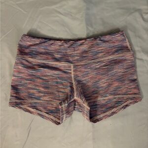 Fleo Women's Pink and Blue Athletic Shorts